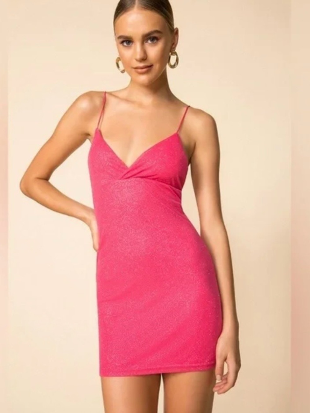 Superdown Sydney Sparkle Mini Dress
